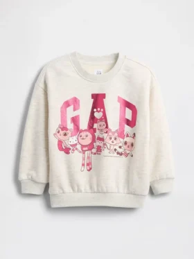 Baby & Kleinkind-Sweatshirt „Vintagesoft“ mit Gabby-Cat-Logo