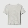 Baby- & Kleinkind-T-Shirt aus geripptem Strick zum Kombinieren
