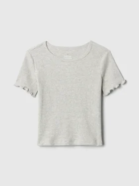 Baby- & Kleinkind-T-Shirt aus geripptem Strick zum Kombinieren