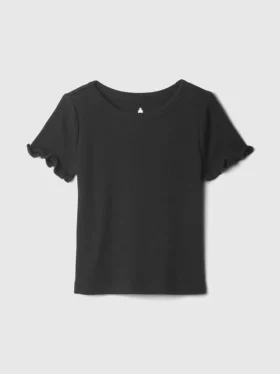 Baby- & Kleinkind-T-Shirt aus geripptem Strick zum Kombinieren