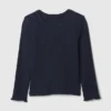 Baby- & Kleinkind-T-Shirt aus geripptem Strick zum Kombinieren