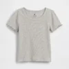Baby- & Kleinkind-T-Shirt aus geripptem Strick zum Kombinieren