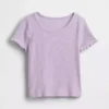 Baby- & Kleinkind-T-Shirt aus geripptem Strick zum Kombinieren
