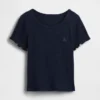 Baby- & Kleinkind-T-Shirt aus geripptem Strick zum Kombinieren