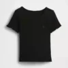 Baby- & Kleinkind-T-Shirt aus geripptem Strick zum Kombinieren