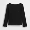 Baby- & Kleinkind-T-Shirt aus geripptem Strick zum Kombinieren