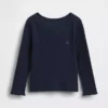 Baby- & Kleinkind-T-Shirt aus geripptem Strick zum Kombinieren