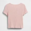 Baby- & Kleinkind-T-Shirt aus geripptem Strick zum Kombinieren