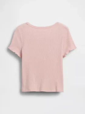 Baby- & Kleinkind-T-Shirt aus geripptem Strick zum Kombinieren