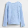 Baby- & Kleinkind-T-Shirt aus geripptem Strick zum Kombinieren
