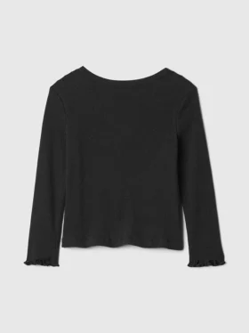 Baby- & Kleinkind-T-Shirt aus geripptem Strick zum Kombinieren