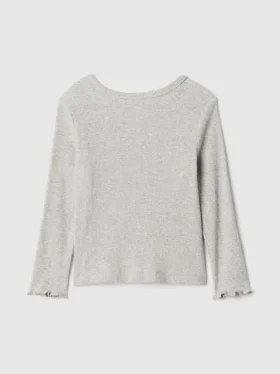 Baby- & Kleinkind-T-Shirt aus geripptem Strick zum Kombinieren