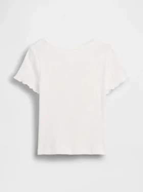 Baby- & Kleinkind-T-Shirt aus geripptem Strick zum Kombinieren