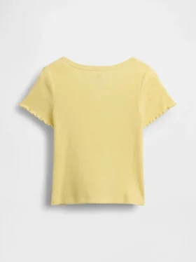 Baby- & Kleinkind-T-Shirt aus geripptem Strick zum Kombinieren