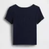 Baby- & Kleinkind-T-Shirt aus geripptem Strick zum Kombinieren