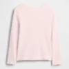 Baby- & Kleinkind-T-Shirt aus geripptem Strick zum Kombinieren