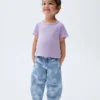 Baby- & Kleinkind-T-Shirt aus geripptem Strick zum Kombinieren