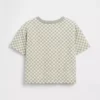 Baby & Kleinkind-T-Shirt im Boxy-Schnitt mit Karomuster