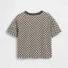 Baby & Kleinkind-T-Shirt im Boxy-Schnitt mit Karomuster