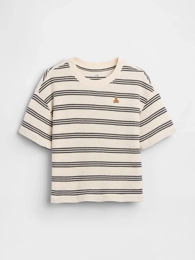 Baby & Kleinkind-T-Shirt im Waffelpiqué-Stil
