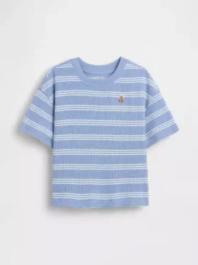 Baby & Kleinkind-T-Shirt im Waffelpiqué-Stil