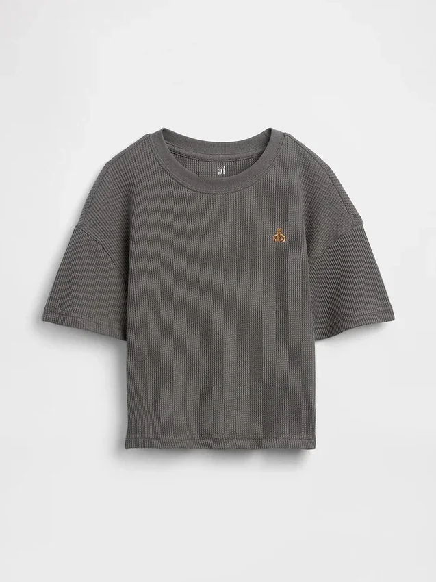 Baby & Kleinkind-T-Shirt im Waffelpiqué-Stil