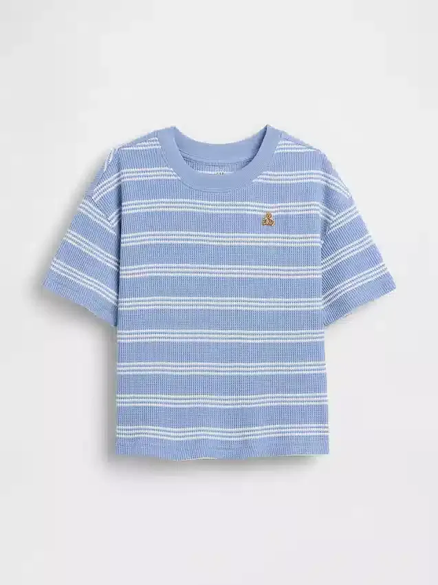 Baby & Kleinkind-T-Shirt im Waffelpiqué-Stil