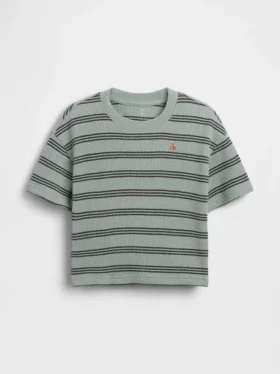Baby & Kleinkind-T-Shirt im Waffelpiqué-Stil