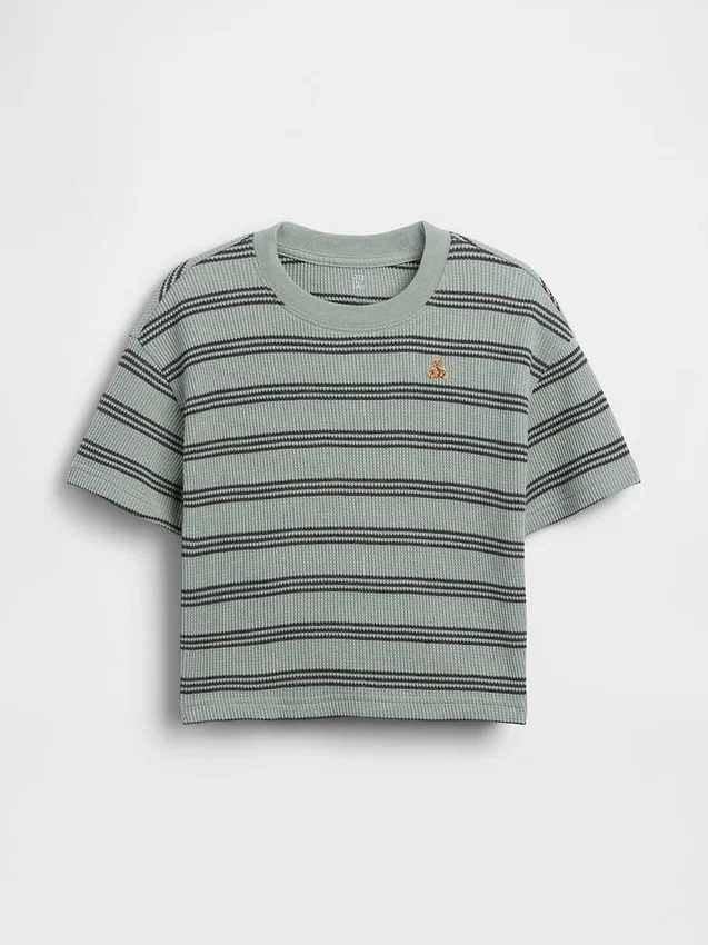 Baby & Kleinkind-T-Shirt im Waffelpiqué-Stil