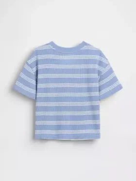 Baby & Kleinkind-T-Shirt im Waffelpiqué-Stil