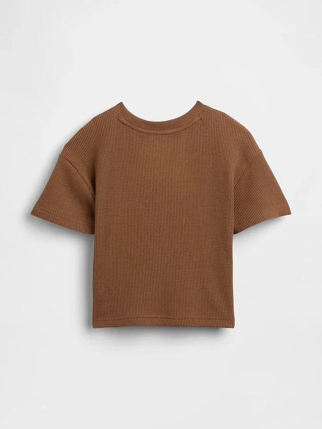 Baby & Kleinkind-T-Shirt im Waffelpiqué-Stil