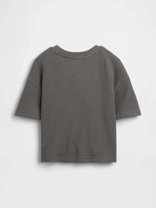 Baby & Kleinkind-T-Shirt im Waffelpiqué-Stil