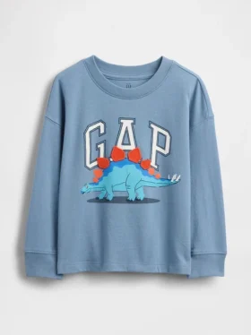 Baby & Kleinkind-T-Shirt mit Dino-Logo