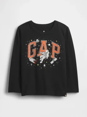 Baby & Kleinkind-T-Shirt mit grafischem Logo zum Kombinieren