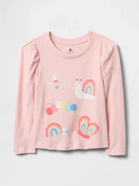 Baby & Kleinkind-T-Shirt mit Puffärmeln zum Kombinieren