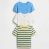 Baby & Kleinkind-T-Shirt mit Tasche zum Kombinieren (3er-Pack)