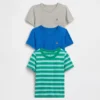 Baby & Kleinkind-T-Shirt mit Tasche zum Kombinieren (3er-Pack)