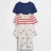 Baby & Kleinkind-T-Shirt mit Tasche zum Kombinieren (3er-Pack)