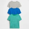 Baby & Kleinkind-T-Shirt mit Tasche zum Kombinieren (3er-Pack)