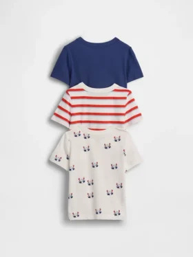 Baby & Kleinkind-T-Shirt mit Tasche zum Kombinieren (3er-Pack)