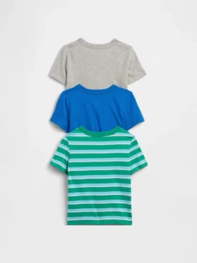 Baby & Kleinkind-T-Shirt mit Tasche zum Kombinieren (3er-Pack)