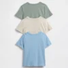 Baby & Kleinkind-T-Shirt mit Tasche zum Kombinieren (3er-Pack)