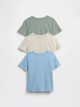 Baby & Kleinkind-T-Shirt mit Tasche zum Kombinieren (3er-Pack)