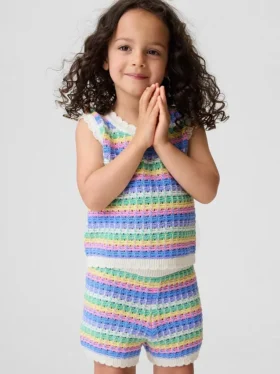 Baby & Kleinkind-Tanktop aus Häkelstoff