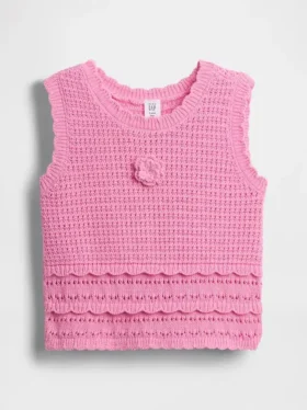 Baby & Kleinkind-Tanktop aus Häkelstoff