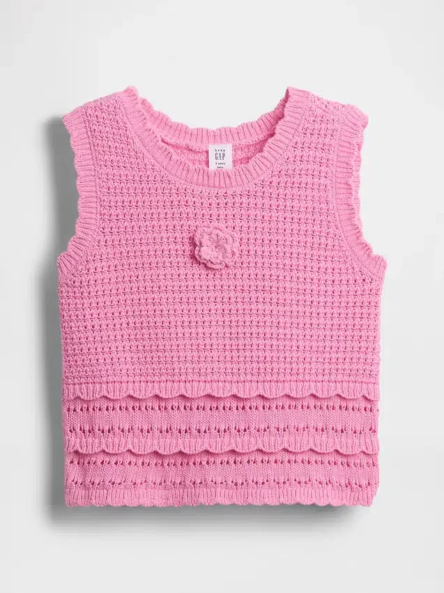 Baby & Kleinkind-Tanktop aus Häkelstoff