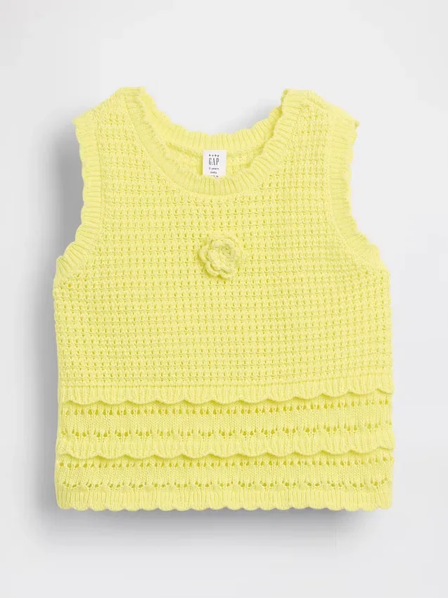 Baby & Kleinkind-Tanktop aus Häkelstoff