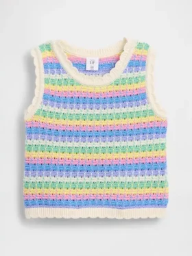 Baby & Kleinkind-Tanktop aus Häkelstoff
