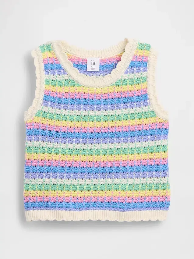 Baby & Kleinkind-Tanktop aus Häkelstoff