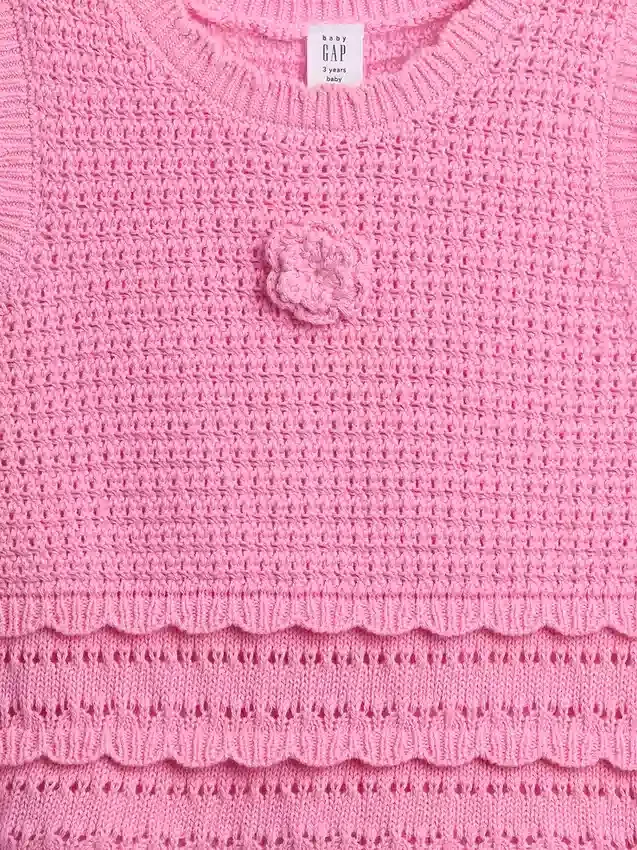 Baby & Kleinkind-Tanktop aus Häkelstoff